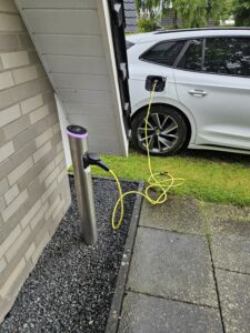 Wallbox angeschlossen